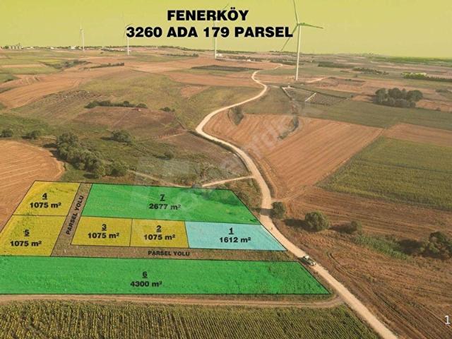 SİLİVRİ FENERKÖYDE 4300m2 KADASTRO YOL KENARI SATILIK ARSA