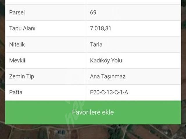 SİLİVRİ ORTAKÖYDE YATIRIMLIK TARLA