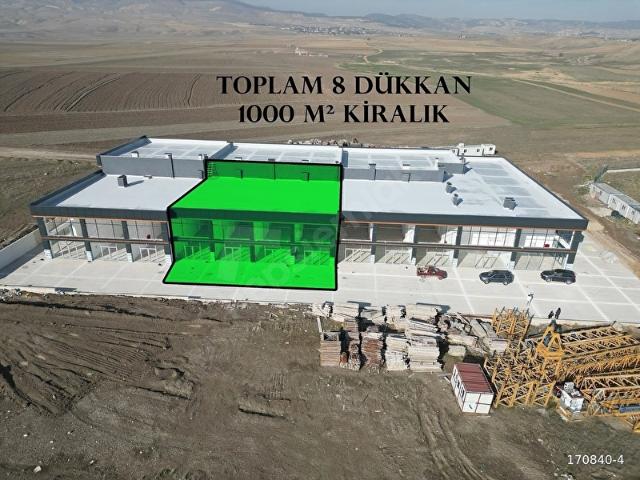 SİNCAN YENİKENT SANAYİ BÖLGESİNDE KİRALIK 1000 M2 DÜKKAN