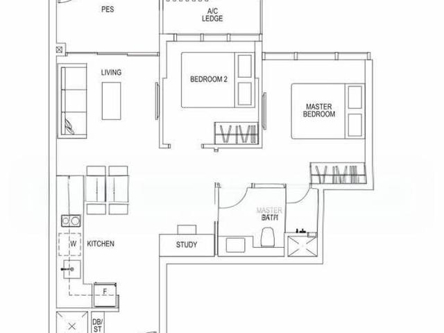 Sims Urban Oasis D14, Condominium