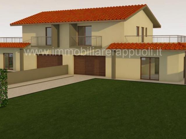 Sinalunga vendesi villetta a schiera bifamiliare da realizza. 90m² Sinalunga