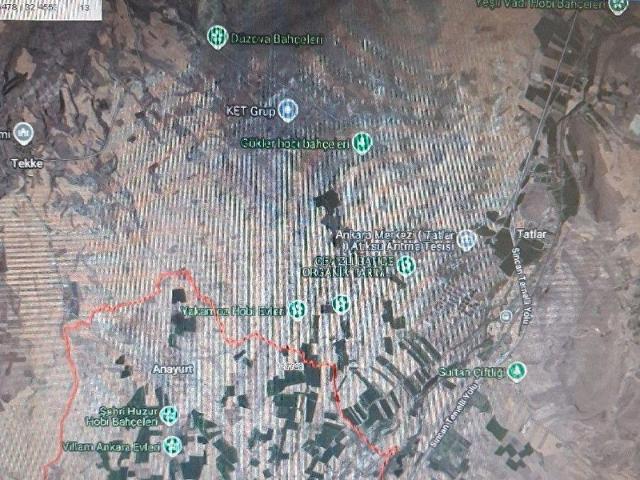 Sincan anayurt mahallesinde 12300m2 tarla