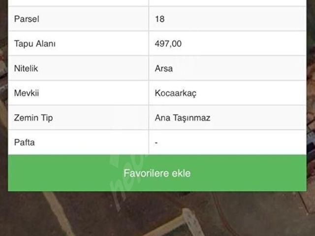 SINCAN TEMELLİ DE 497M2 SATILIK ARSA