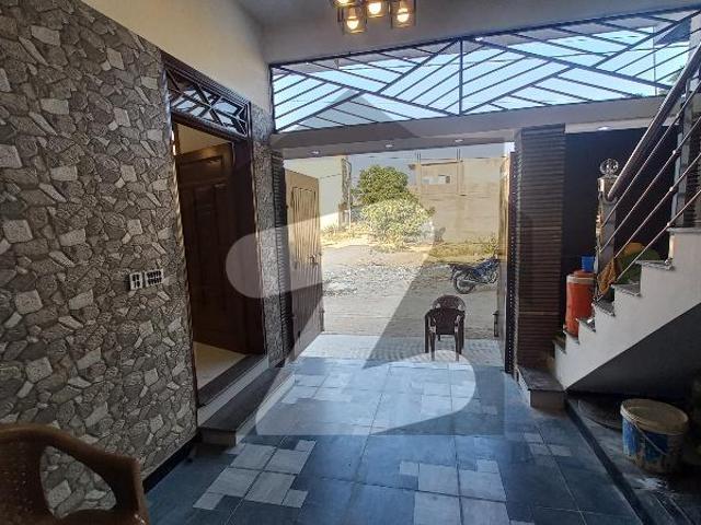 SINGLE BEAUTIFUL HOUSE FOR SALE, sui gas, electricity, swet water near to park Gulshan e Maymar Sector Q
