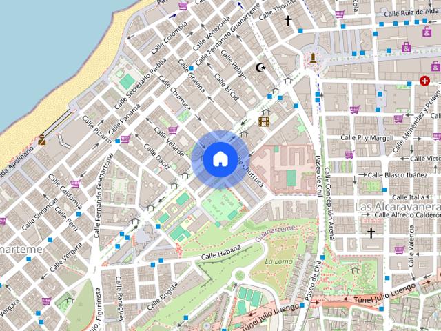 Single Bed in Rooms for rent in 5 bedroom apartment in Las Palmas de Gran Canaria