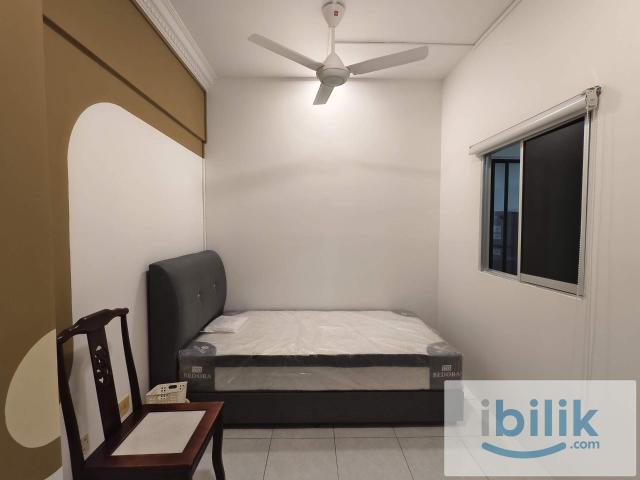 Single Bedroom Full Furnish at Awana Puri ️ Walk to MRT | Free WiFi & Water & Common Area Electric