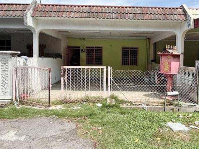 Single Storey Batu Gajah Sri Wangsa Ipoh Terrace House Pusing