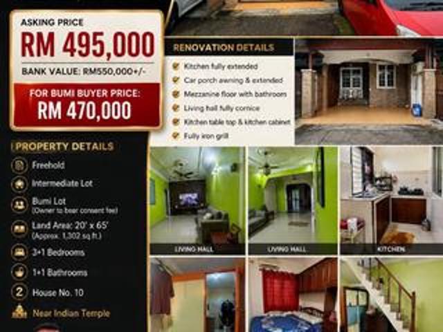Single Storey House for Sale at Taman Universiti