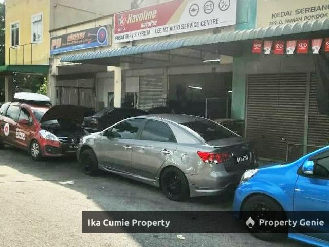Single Storey Shoplot,running as workshop Pondok Upeh Balik Pulau