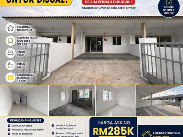 Single Storey TerraceAmbangan HeightBrand NewSpaciousExtra Land