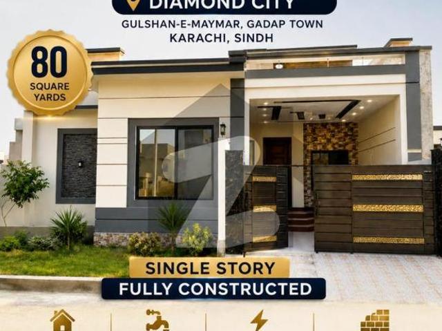 Single Story Fully Constructed House Available For Sale In Diamond City