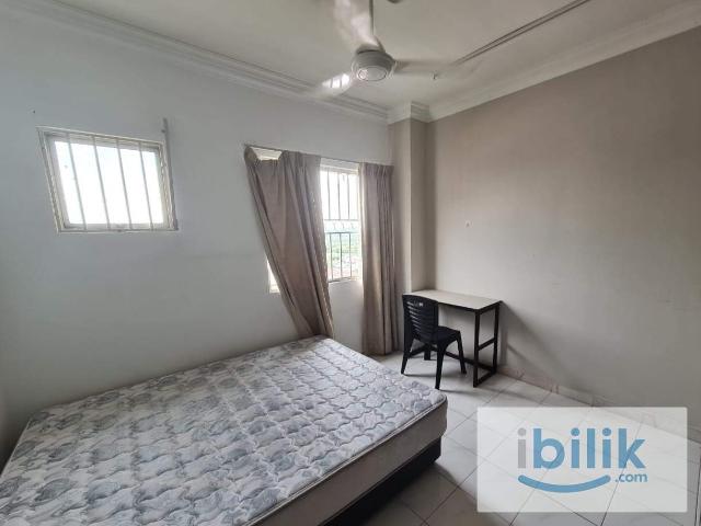 Single Room with A/C & Window @D'AMAN CRIMSON, ARA DAMANSARA | 5min walk to LRT Lembah Subang | Fully Furnished