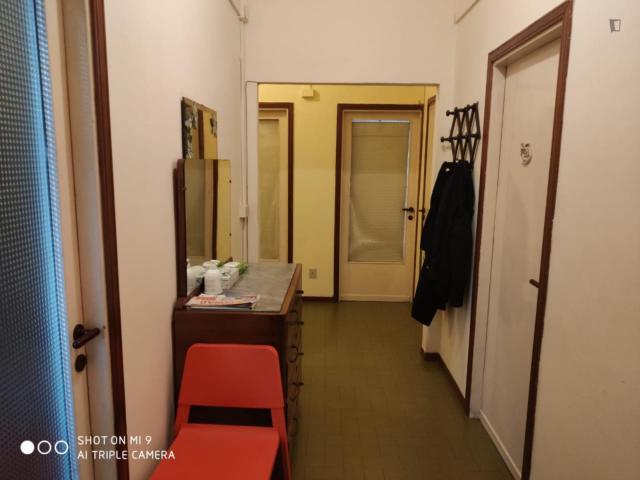 Single room with king size bed in Ancona