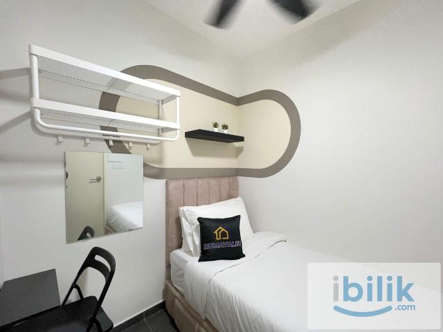 Single room attached bathroom