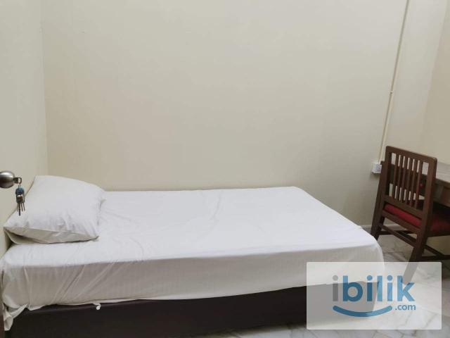 Single Room, Grd flr, Bed, Male, Ceiling Fan, Free Wifi, shelf, 3sty, Bandar Puchong Jaya
