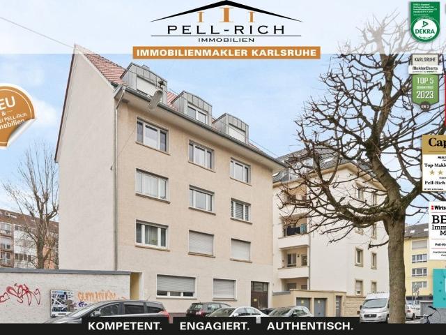 SICHERHEIT: An WG vermietete 4 Zimmer ETW mit Balkon in der Südweststadt nähe Hauptbahnhof