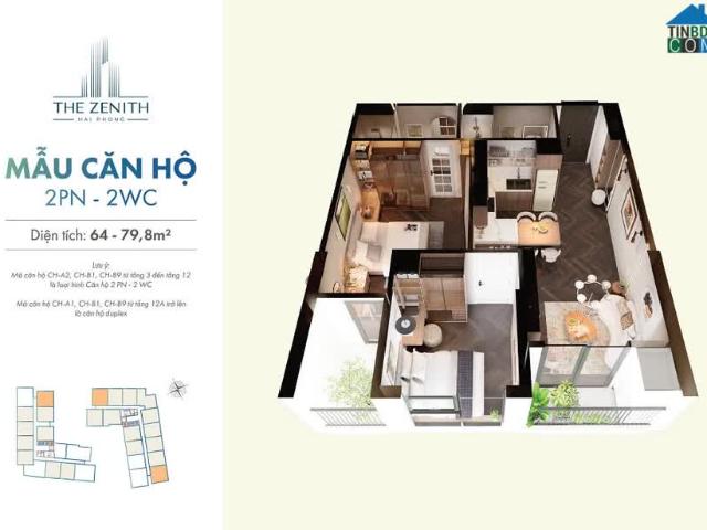 Siêu Hot – Bán Căn Hộ The Zenith Đồng Hòa – Trung Tâm Kiến An