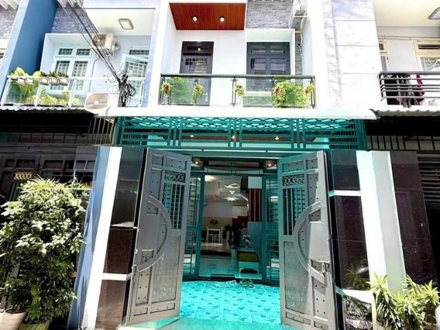 Siêu phẩm 4 tầng BTCT, ô tô ngủ trong nhà, 4m x 13m, gần chợ Thạch Đà Quận Gò Vấp, chỉ 6 tỷ nhỉnh TL