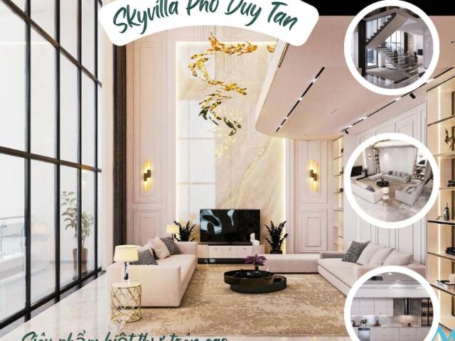 Siêu phẩm Biệt thự trên cao Penthouse/SkyVilla Bonanza tọa lạc tầng 32 đẹp nhất Phố Duy Tân Cầu