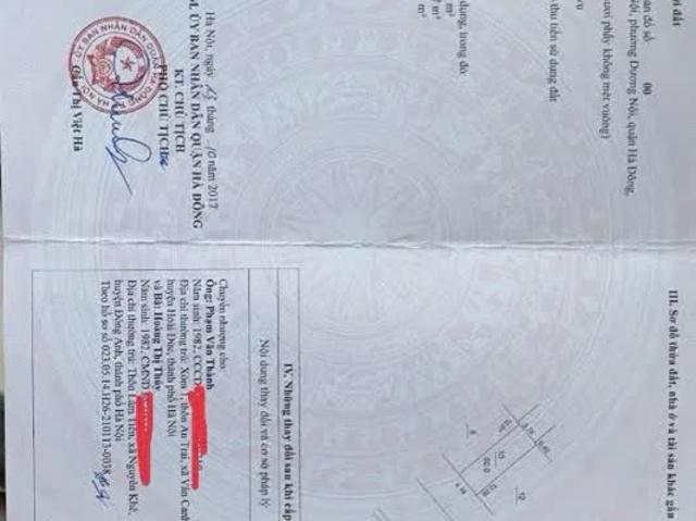 Siêu phẩm khu vực liền kề dương nội hà đông, mặt tiền siêu rộng