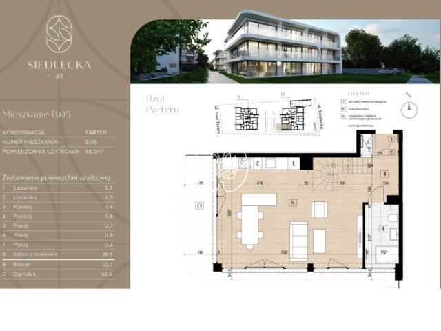 Siedlecka 98,20 m², Bydgoszcz
