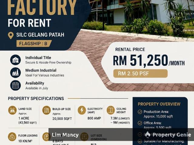 SILC Gelang Patah Detached Factory