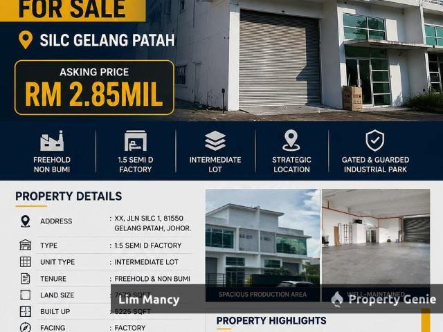 SILC Gelang Patah Light Industrial Factory