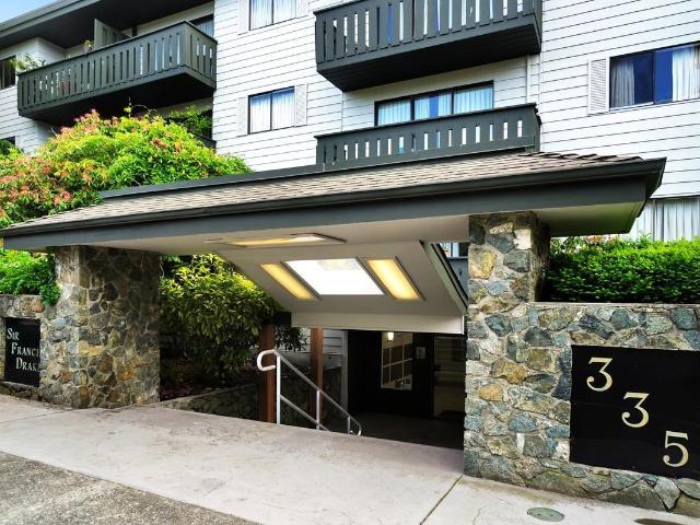 Sir Francis Drake Apartments 1 Bedroom Apartment for Rent at 337 St. James St, Victoria, BC V8V 1J7 James Bay