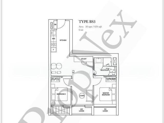 Sixteen35 Residences D14, Apartment