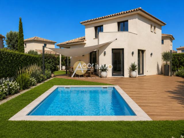 Six Fours les Plages Villa neuve T5 111 m 2 hab, avec gara