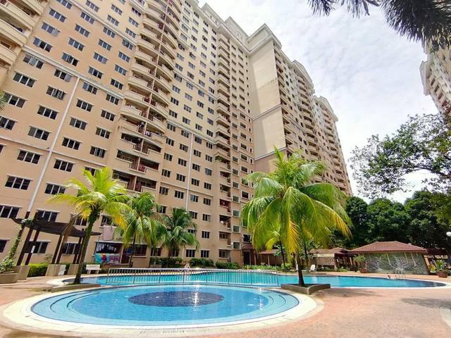 SIZE BESAR 2 PARKING Cengal Condo Bandar Sri Permaisuri Cheras
