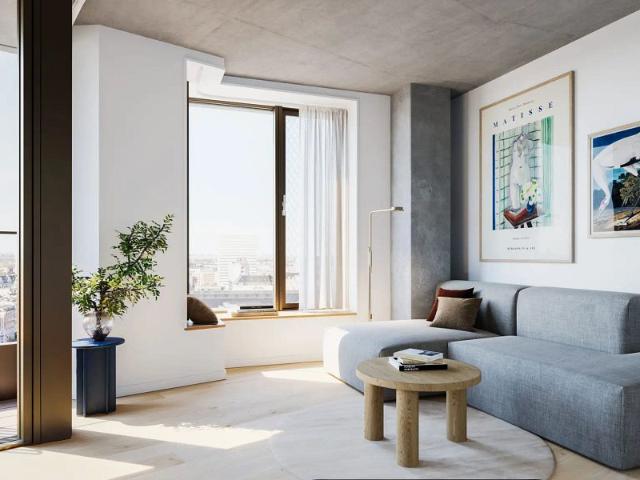 Sjælden penthouse med tagterrasse