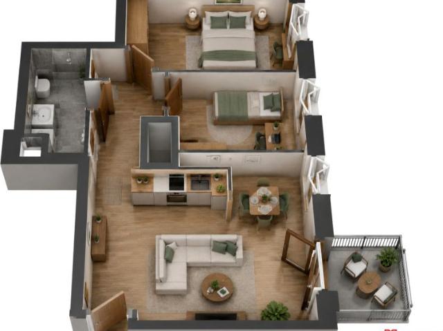 Sołtysowska 54,69 m², Kraków