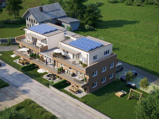 So viel Raum macht Freu n de große 2 Zi Gartenwohnung