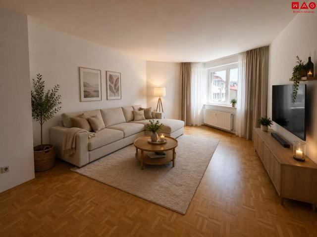 SOMMERAKTION 1 Monat keine Miete bezahlen! 3 Raum Whg. mit praktischer Aufteilung und perfekter Infrastruktur in Linz/Wegscheid Eigener TG Abstellplatz ACHTUNG Mietvertrag auf 10 Jahre befristet!