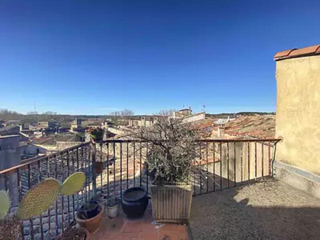 Sommières 30250 Achat / Vente appartement 4 pièces t4 au dernier étage