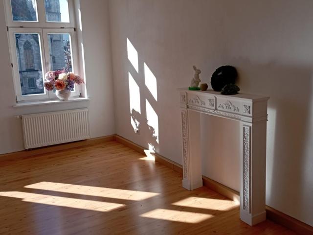 Sonnige geräumige Wohnetage mit Balkon, Stadtmitte Südseite