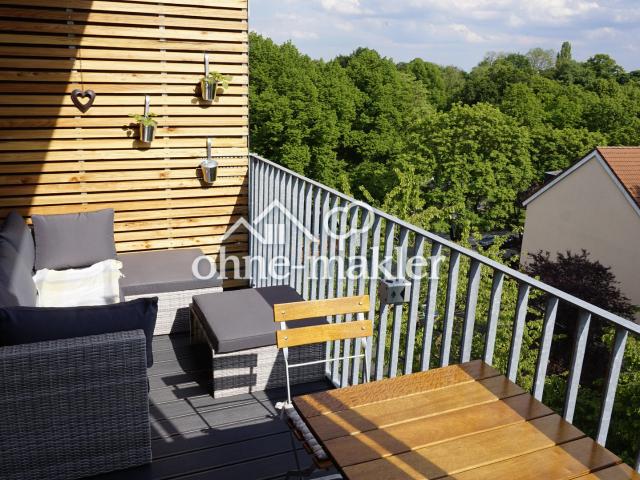 Sonnige Süd Dachterrassenwohnung am Luitpoldpark im Grünen