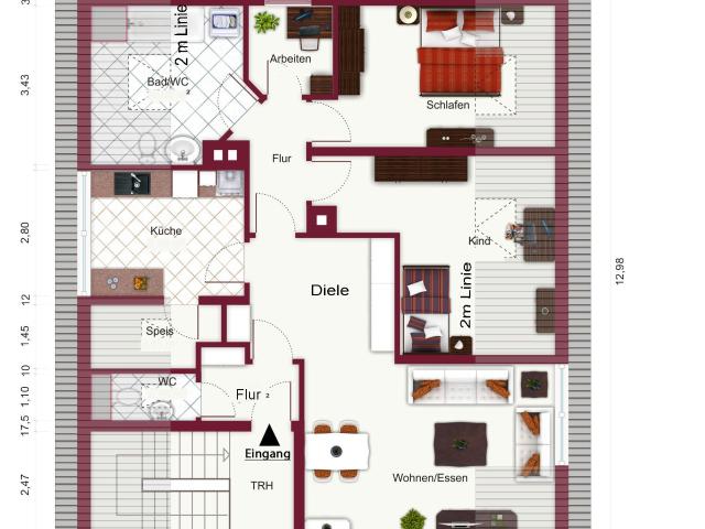 Sonnige 3 Zi. ETW Wohnung mit Fernblick! +Prima Lage zwischen Ehrenbürg und Kreisstadt!