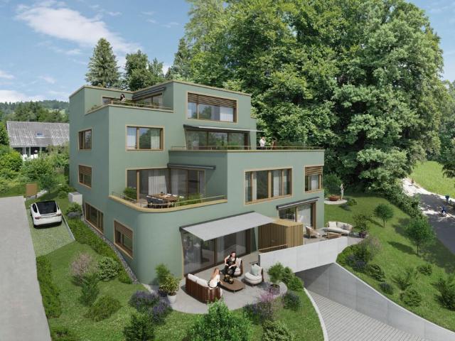 Sonnige 4.5 Zimmer Gartenwohnung mit besonderem Flair