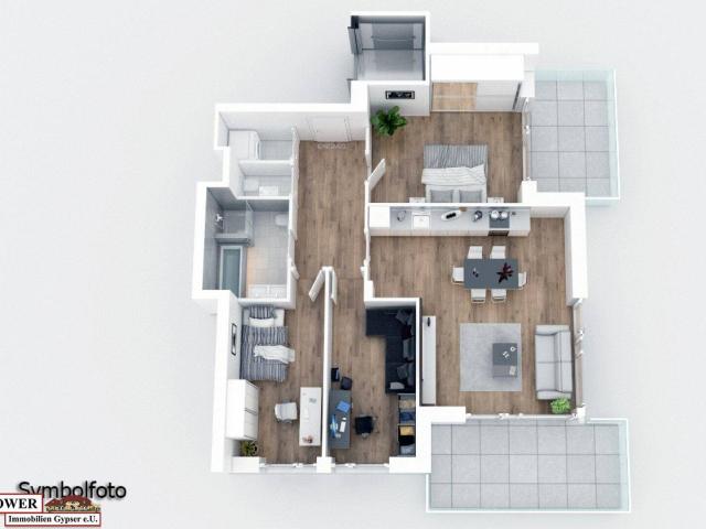 Sonnige 4 Zimmer Wohnung in Mattighofen: Ihr neues Zuhause mit 2 Balkonen!