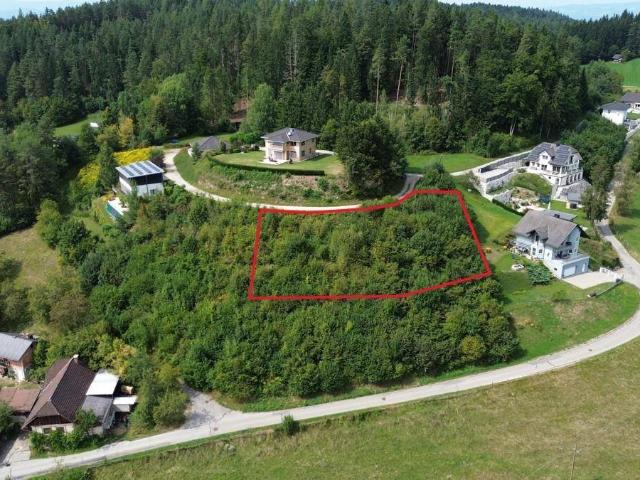 Sonniges Baugrundstück in Traumlage + Karawankenblick – Toppelsdorf 55 bei Maria Rain