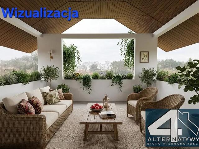 Nowoczesny dom 170 m² z tarasami, gotowy do własnej aranżacji