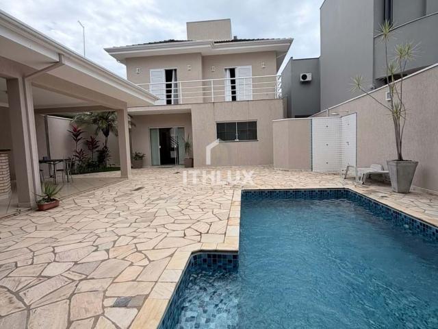 Sobrado de Luxo com 3 Suites e Piscina no Condomínio Terras de Santa Elisa, Limeira, Jardim Terras de Santa Elisa
