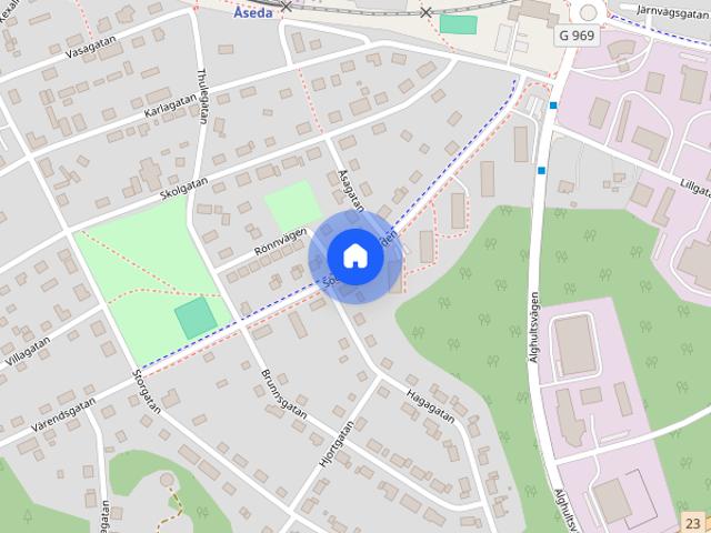 Södra Esplanaden, Åseda