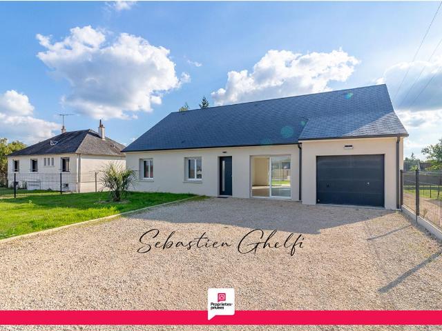 Soings en Sologne maison de plain pied avec 3 chambres cellier et garage
