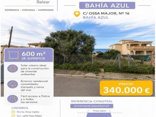Solar Urbano en Bahía Azul