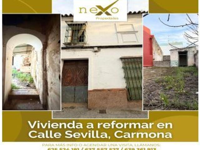 SOLAR URBANO EN VENTA EN CALLE SEVILLA CARMONA – PROYECTO PARA 4 VIVIENDAS + INFORME DE PATRIMONI