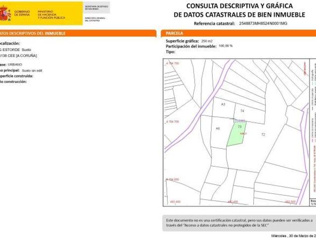 Solar urbano en Venta en Cee, La Coruña