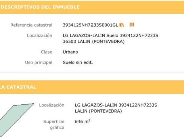 Solar urbano en Venta en Lalín, Pontevedra